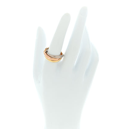Cartier 18K Pink Yellow White Gold Classic Trinity Ring 58 8.5 2 of 5