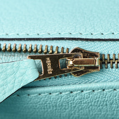 Hermes Togo Birkin 35 Bleu Atoll 10 of 37