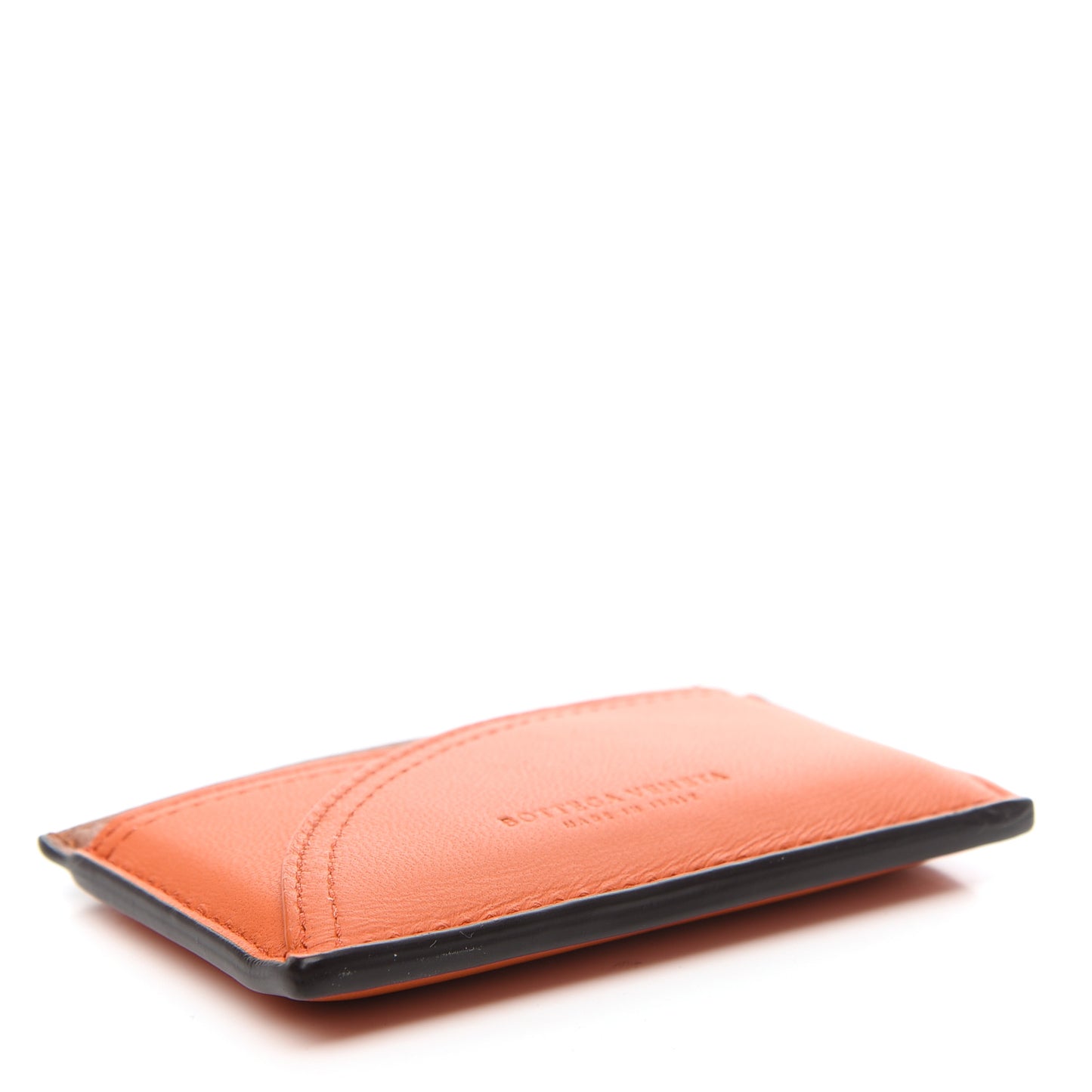 Nappa Card Holder Orange