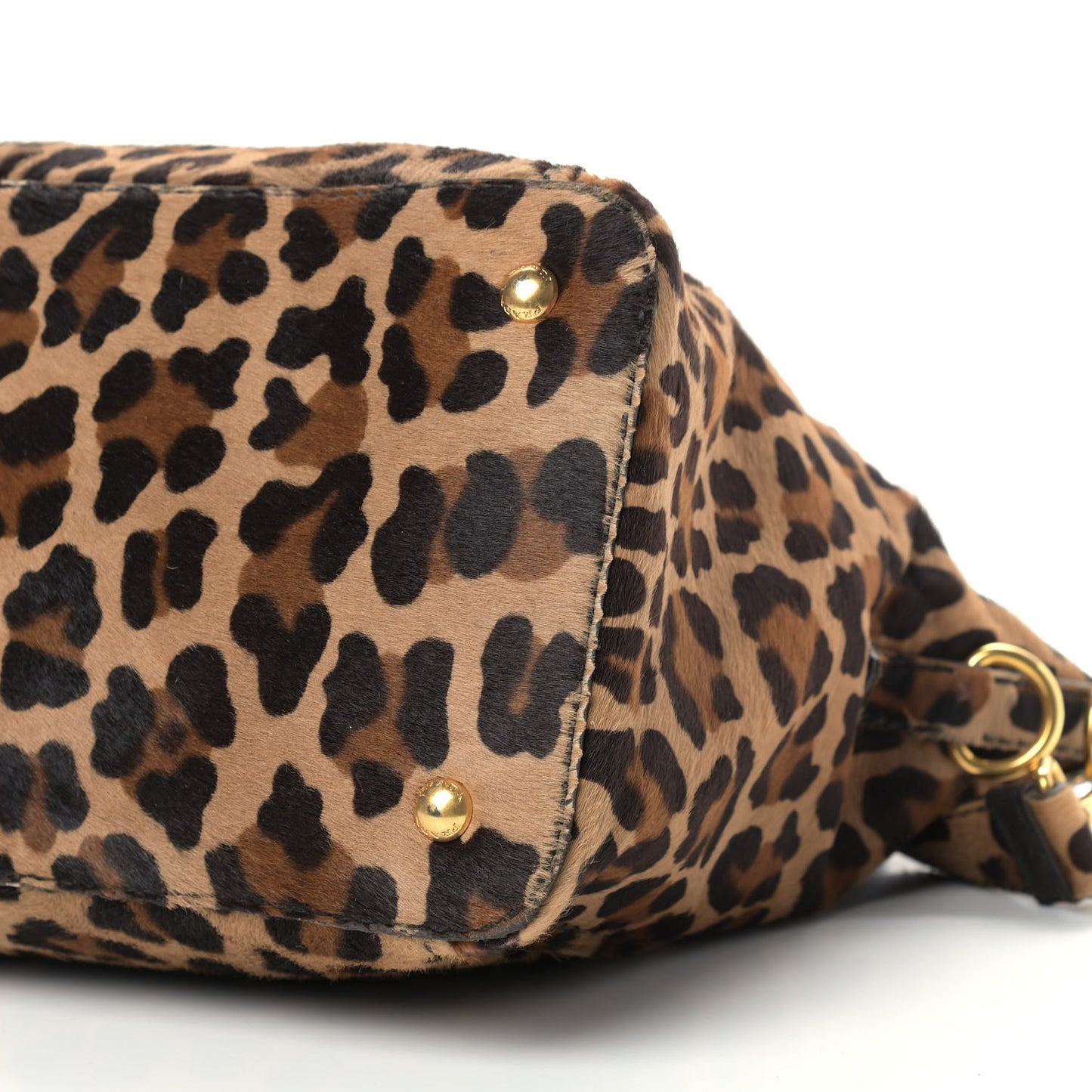 Cavallino Leopard Print Tote Sabbia Moro