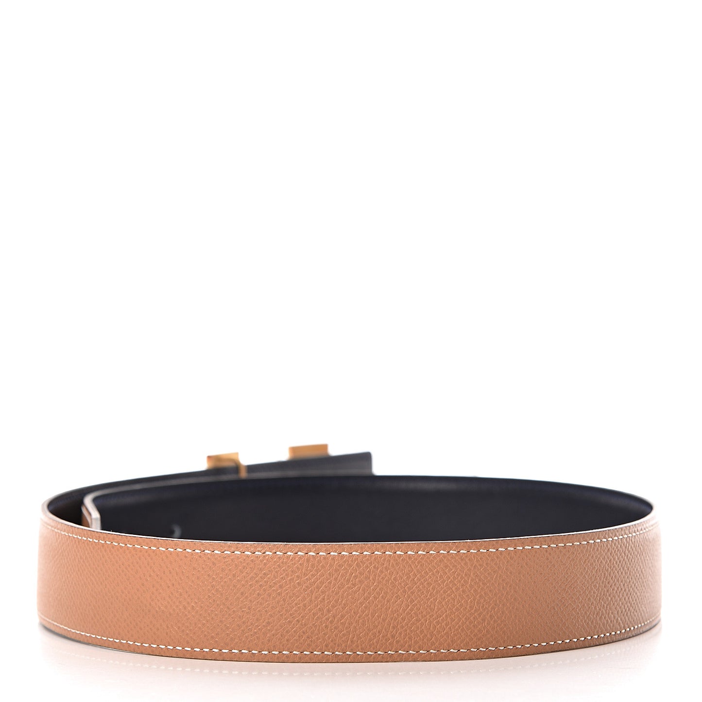 Box Courchevel 32mm H Belt 70 Bleu Marine Gold
