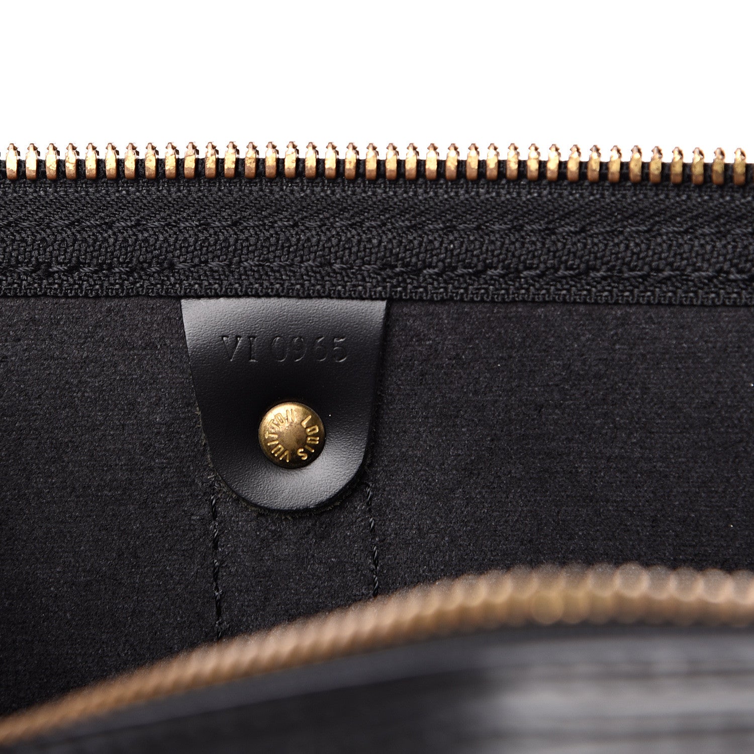 Louis Vuitton Epi Keepall 50 Black 6 of 14