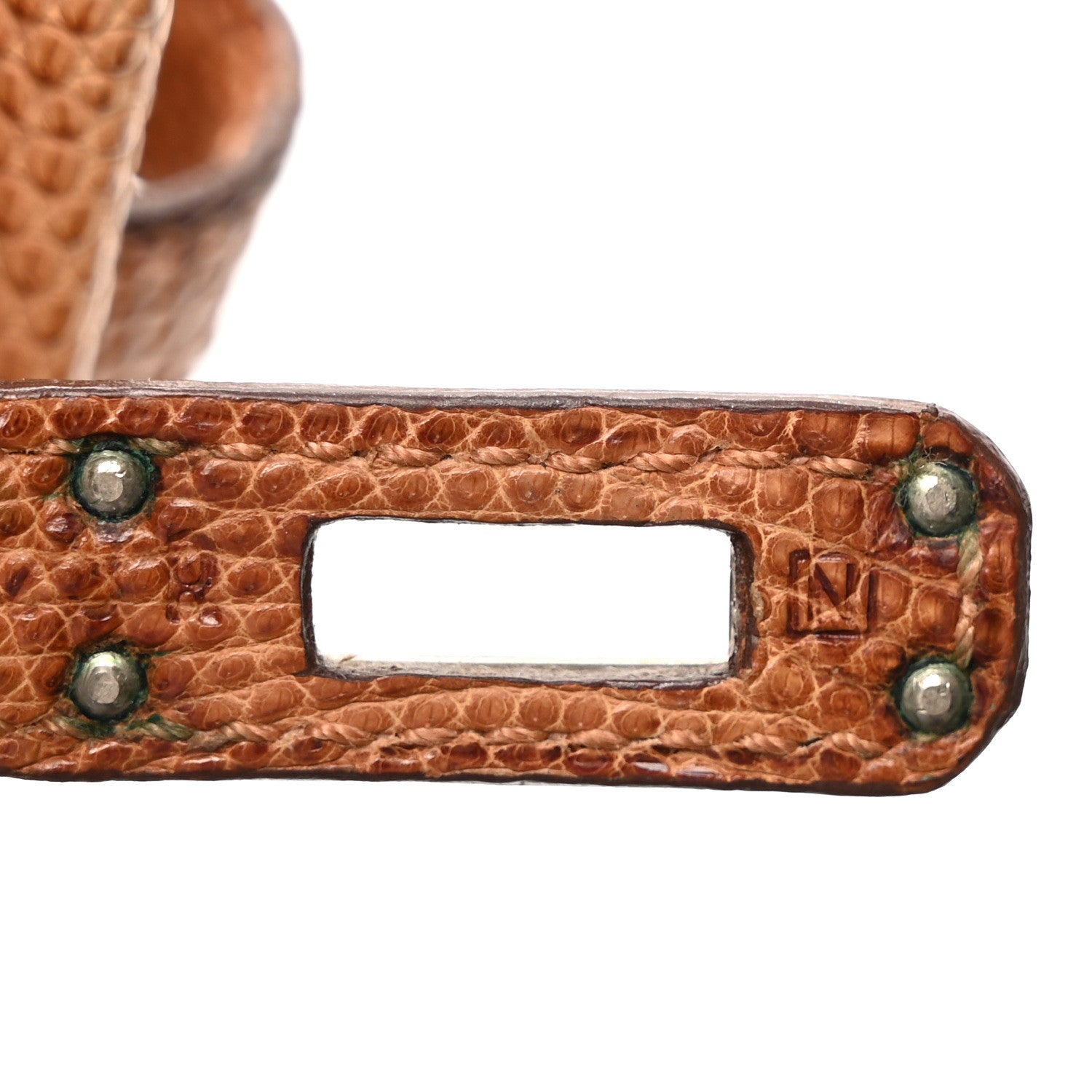Hermes Lizard Birkin 25 Naturel 7 of 10