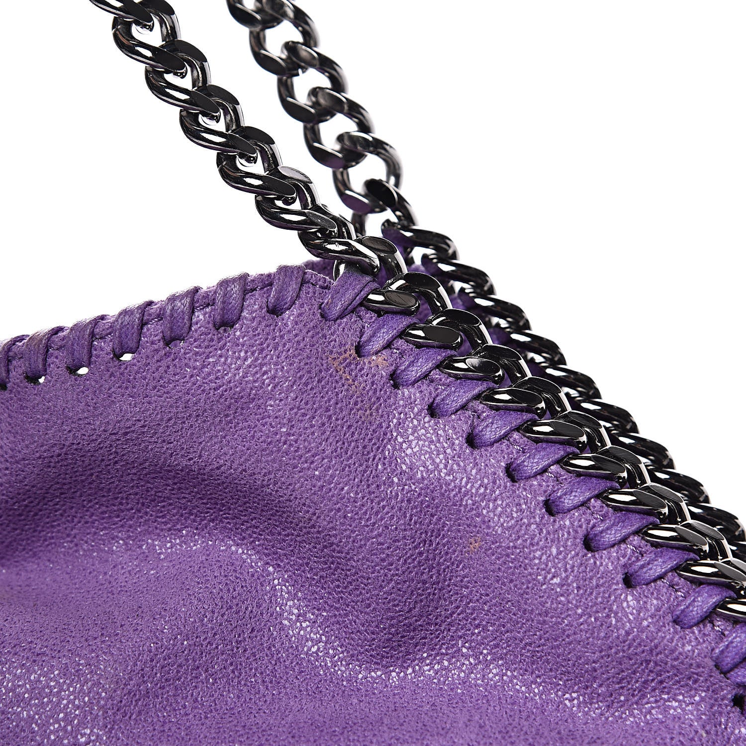 Stella McCartney Shaggy Deer Small Falabella Tote Purple 10 of 11