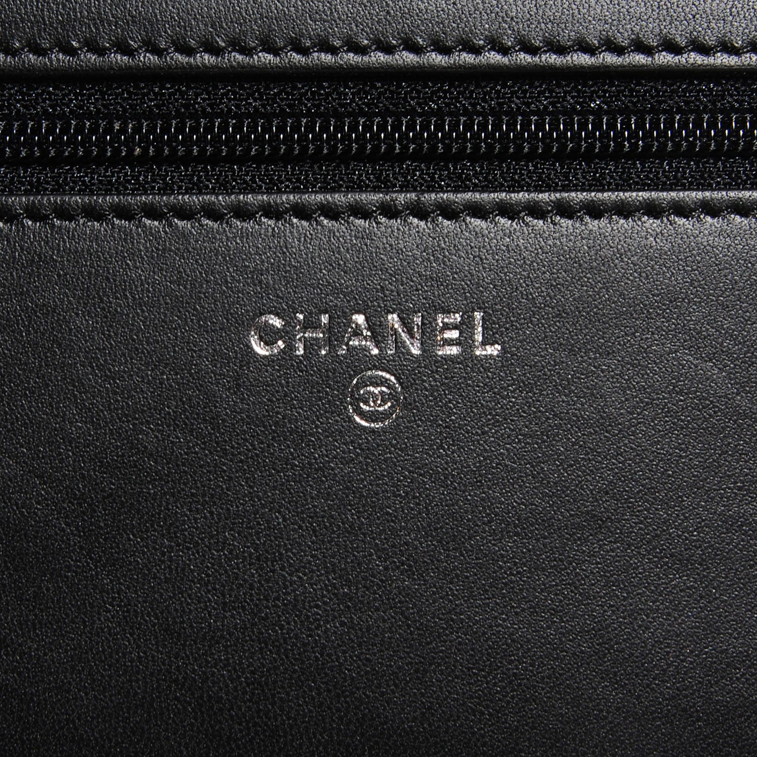 Chanel Lambskin Quilted Coco Boy Wallet On Chain WOC Black 6 of 7