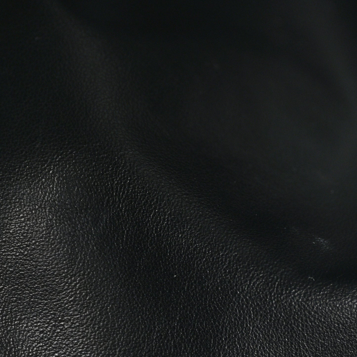 Bark Calfskin Embossed The Pouch Oversized Clutch Black