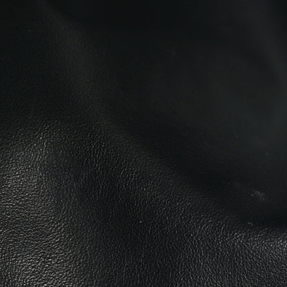 Bottega Veneta Bark Calfskin Embossed The Pouch Oversized Clutch Black 11 of 13