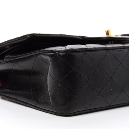 Chanel Lambskin Quilted Medium Double Flap Black 6 of 14