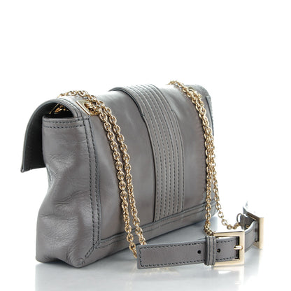 Fendi Vitello Acqua Maxi Baguette Bag Grigio Scuro 3 of 7