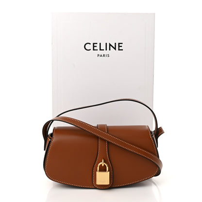 Celine Smooth Calfskin Tabou Clutch On Strap Tan 11 of 11