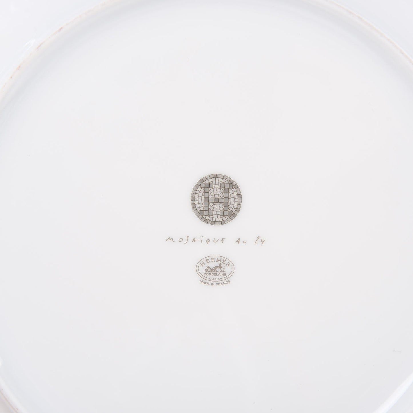Porcelain Mosaique Au 24 Platine Dinner Plate Set of 2