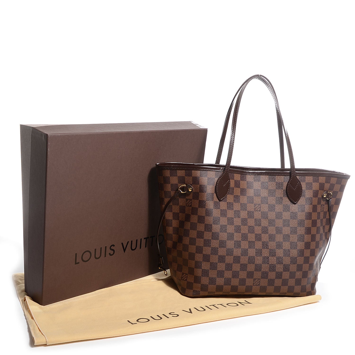 Louis Vuitton Damier Ebene Neverfull MM 5 of 9