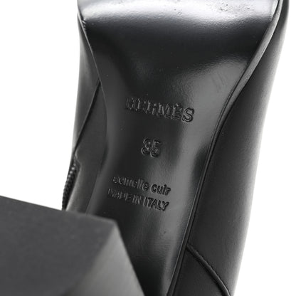 Hermes Calfskin Saint Germain Ankle Boots 35 Black 7 of 9