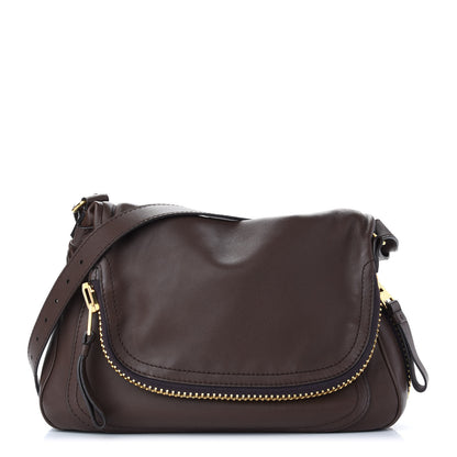 Tom Ford Calfskin Large Jennifer Dark Brown 1 of 10