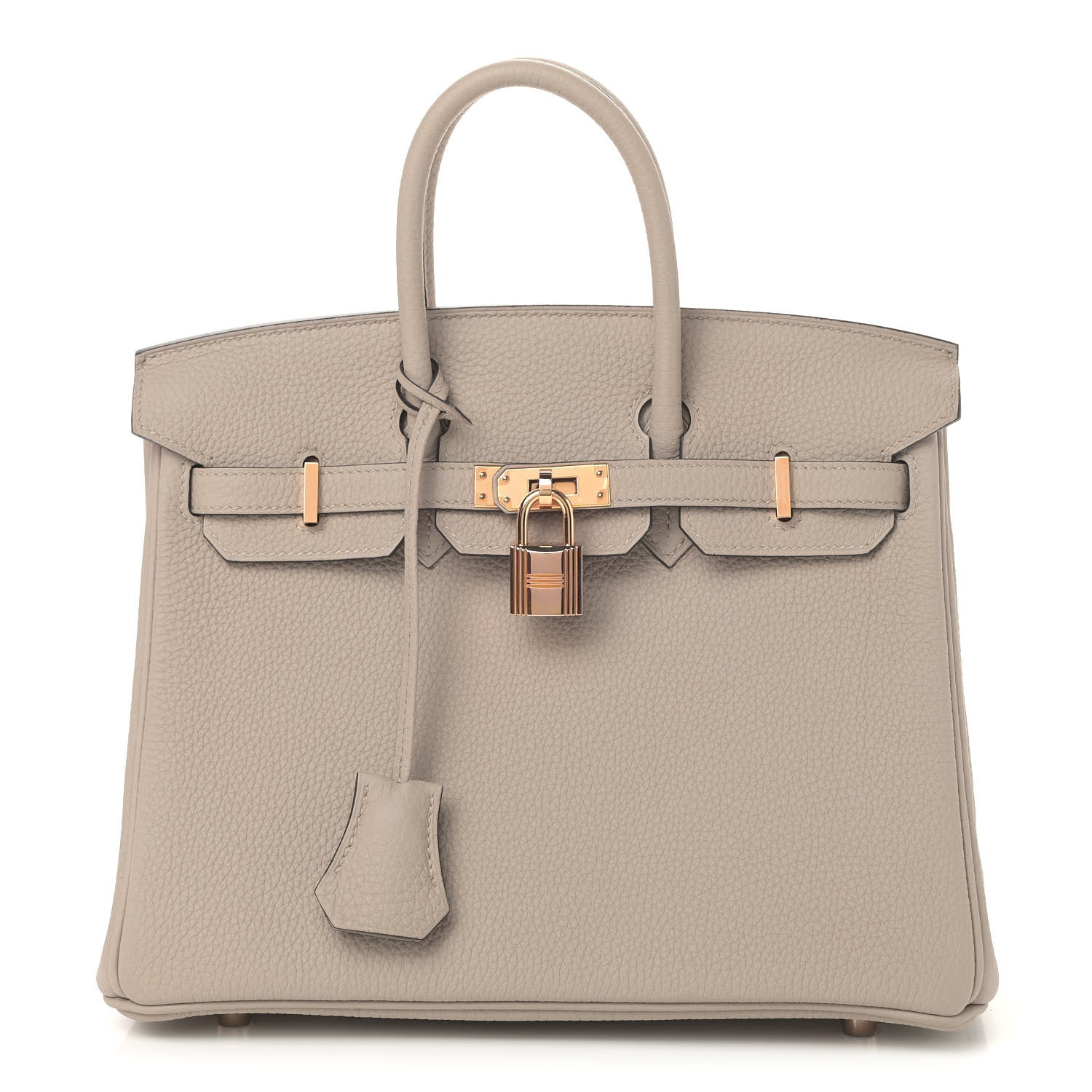 Hermes Togo Birkin 25 Gris Tourterelle 1 of 11