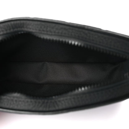 Louis Vuitton Taurillon Monogram Uniformes Solar Ray Soft Pochette Volga Belt Bag Black 5 of 9