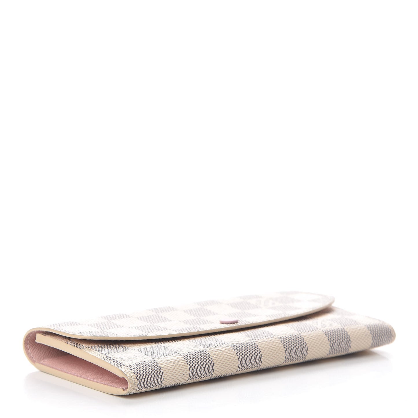 Damier Azur Emilie Wallet Rose Ballerine