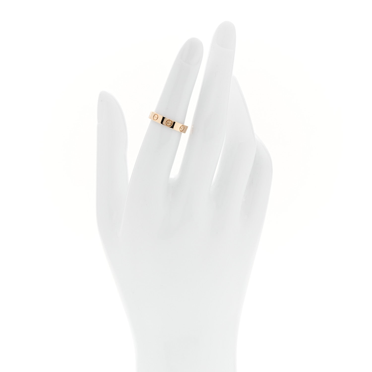 Cartier 18K Yellow Gold 3.5mm LOVE Wedding Band Ring 50 5.25 2 of 4