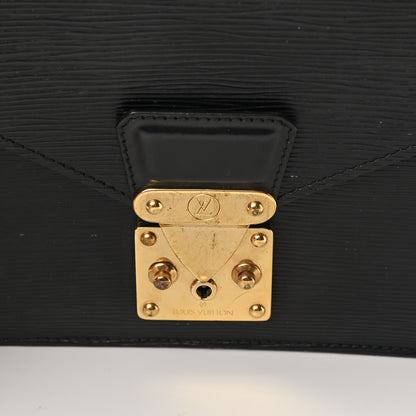 Louis Vuitton Epi Pochette Sellier Dragonne Clutch Black 11 of 14