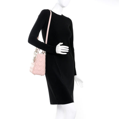 Christian Dior Lambskin Cannage Medium Lady Dior Light Pink 2 of 9