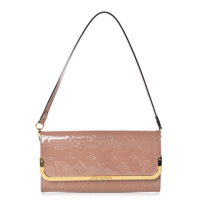 Louis Vuitton Vernis Rossmore MM Rose Velours 1 of 7