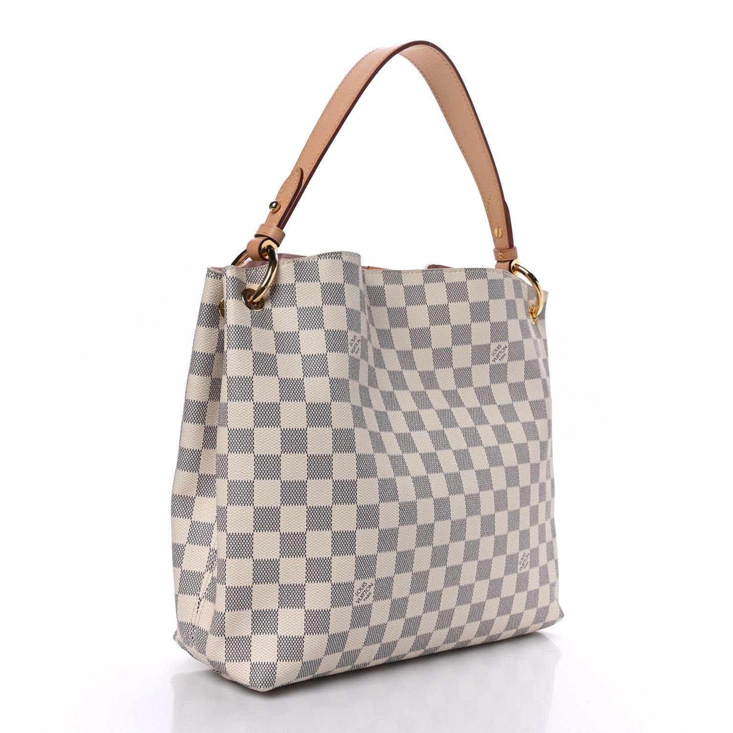 Louis Vuitton Damier Azur Graceful PM Rose Ballerine 3 of 8