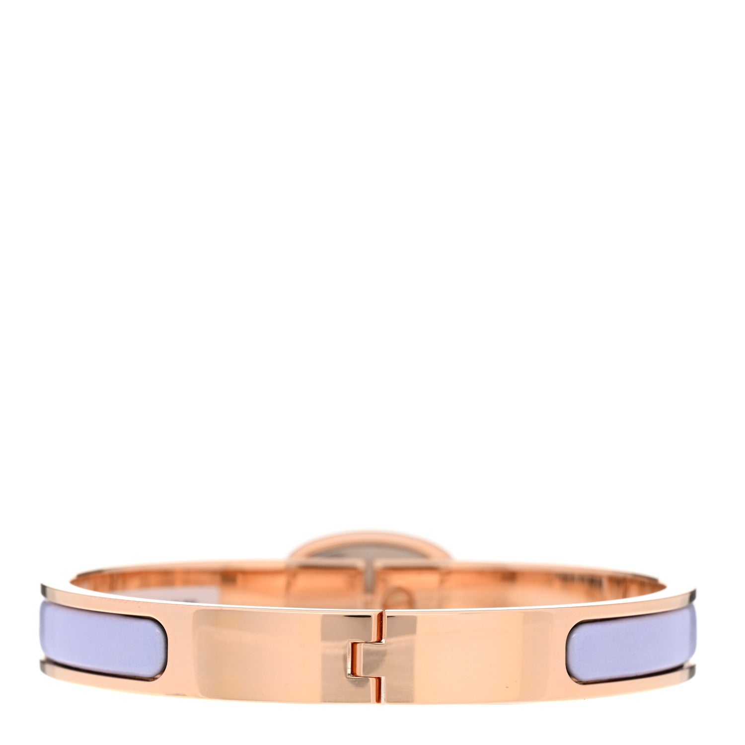 Hermes Enamel Mini Clic Chaine d'Ancre Bracelet PM Parme 3 of 5