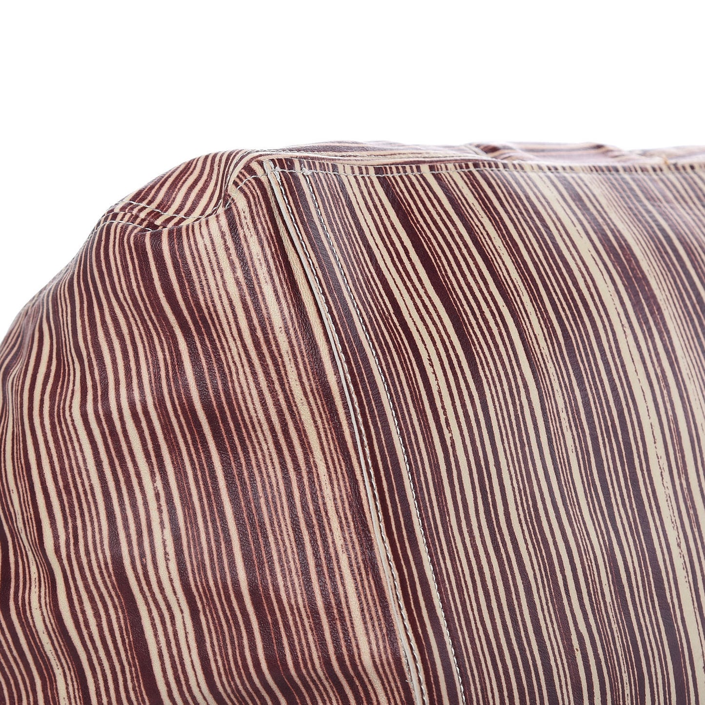 Printed Calfskin Nappa Intrecciato Reversible Tote Multicolor