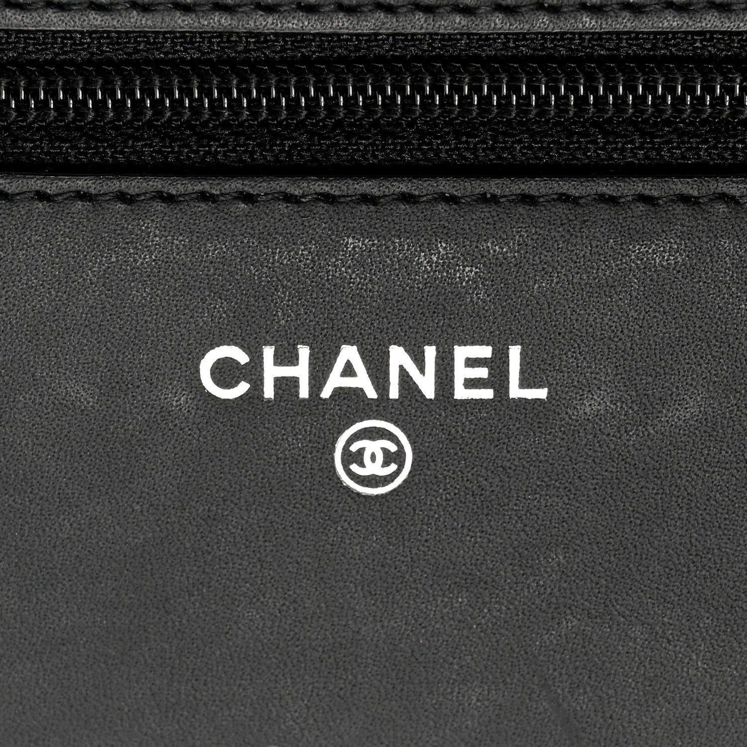 Chanel Patent Quilted Wallet On Chain WOC Black 6 of 11