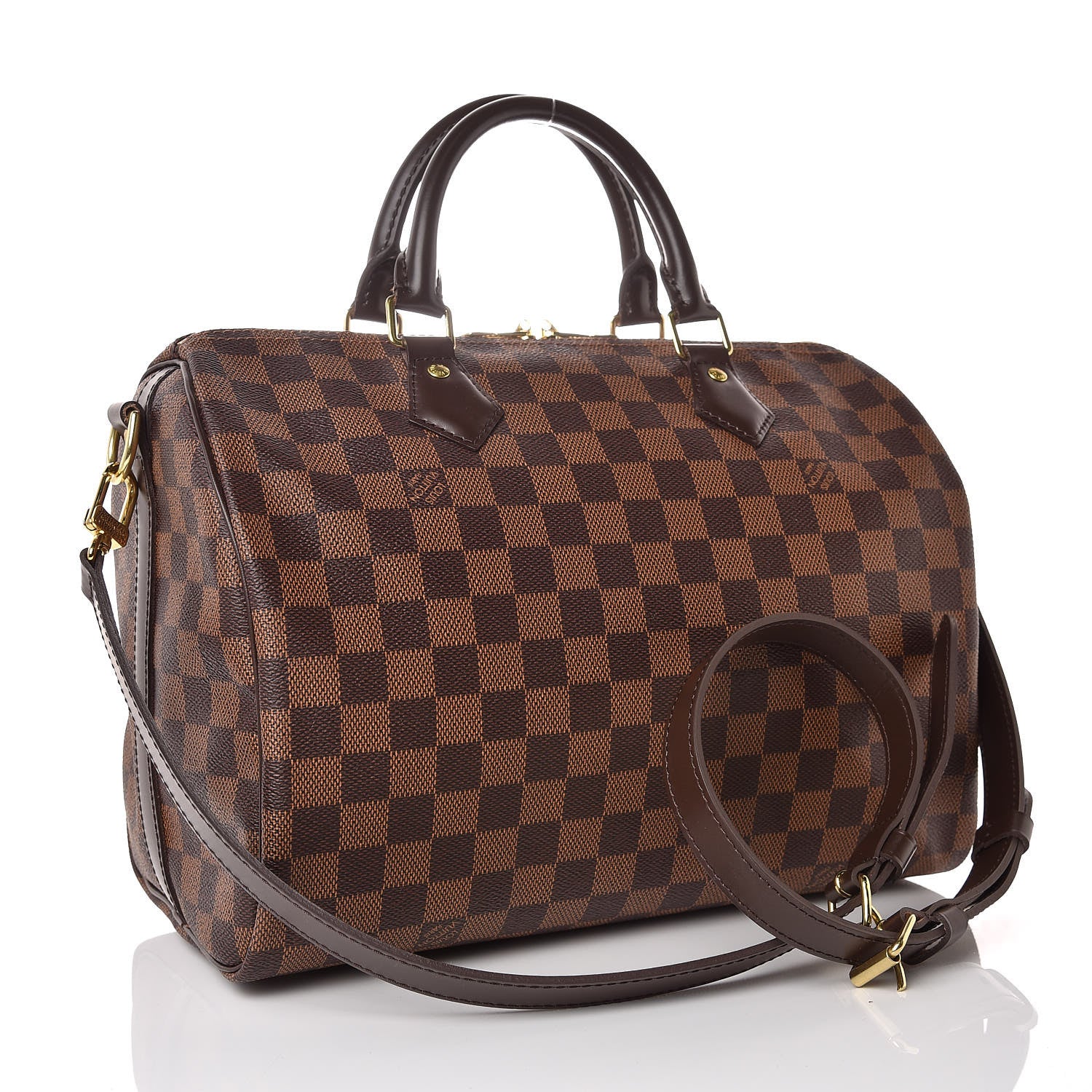 Louis Vuitton Damier Ebene Speedy Bandouliere 30 3 of 9