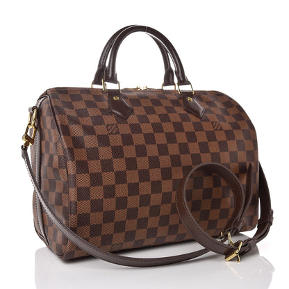 Louis Vuitton Damier Ebene Speedy Bandouliere 30 3 of 9