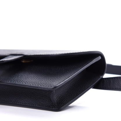 Christian Dior Grained Calfskin Saddle Belt Bag Black 9 of 11