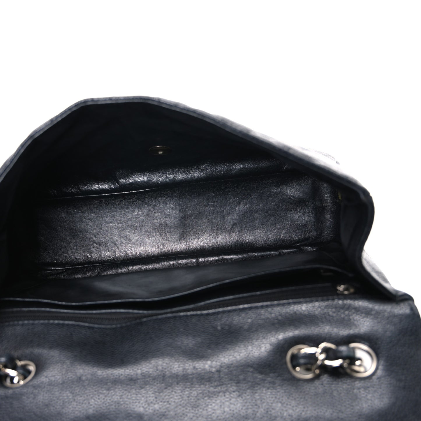 Caviar Quilted Jumbo Single Flap Black