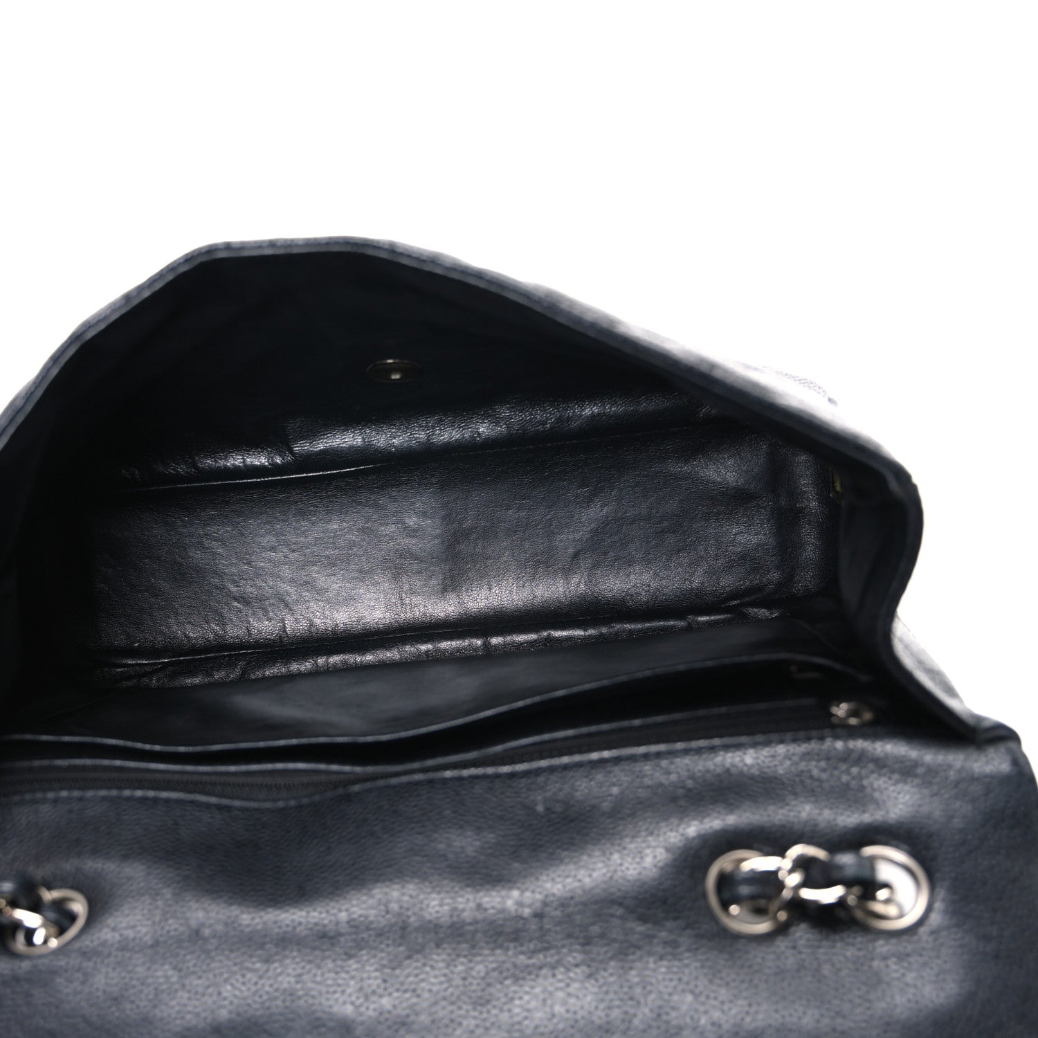 Chanel Caviar Quilted Jumbo Single Flap Black 5 of 11