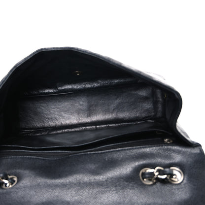 Chanel Caviar Quilted Jumbo Single Flap Black 5 of 11