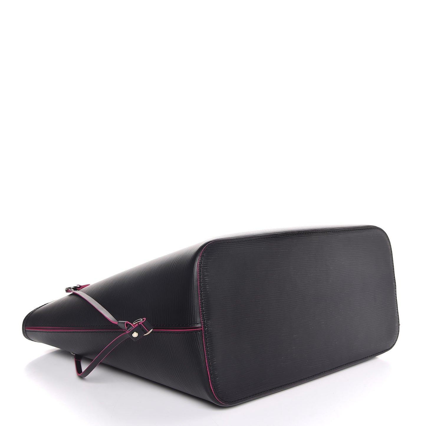 Epi Neverfull MM Black Hot Pink