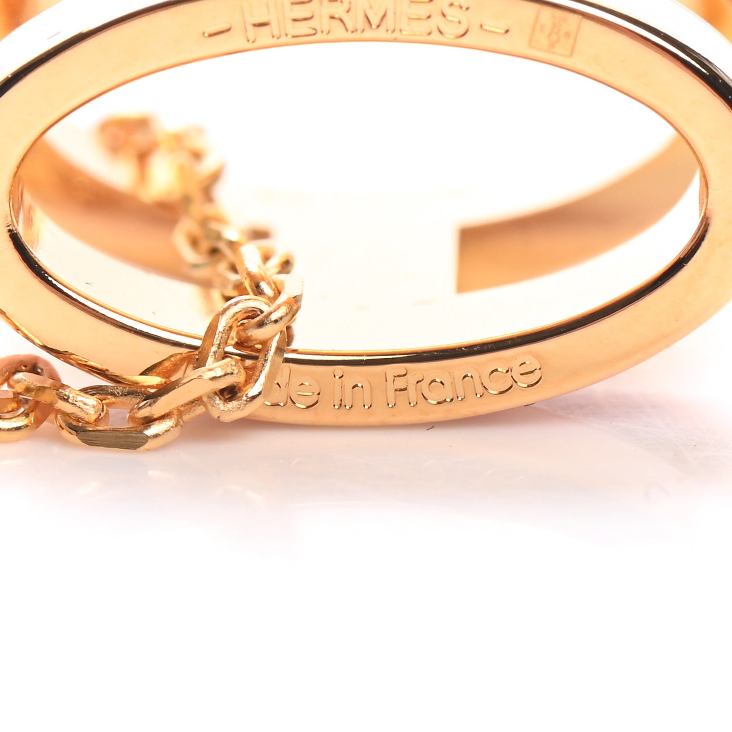Lacquered Rose Gold Pop H Pendant Necklace Rose Dragee