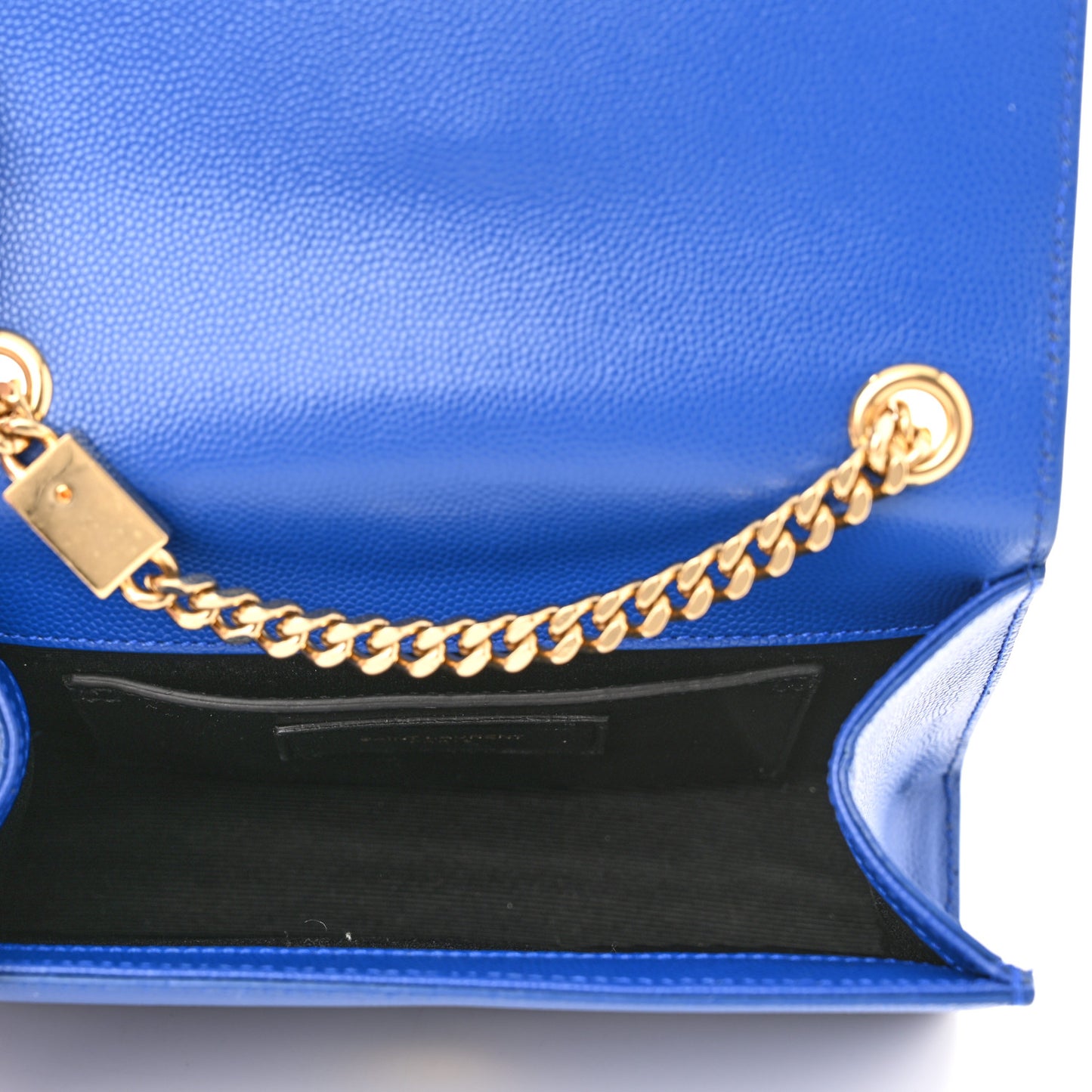 Grain De Poudre Small Classic Monogram Kate Satchel Royal Blue