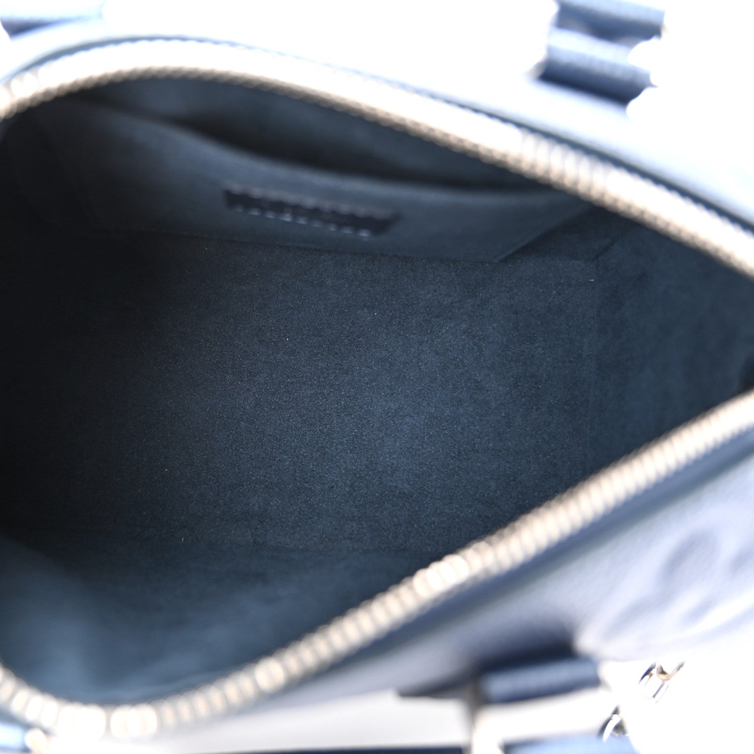 Louis Vuitton Metallic Empreinte Monogram Giant Speedy Bandouliere 20 Navy Nacre 5 of 10