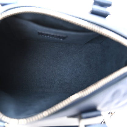 Louis Vuitton Metallic Empreinte Monogram Giant Speedy Bandouliere 20 Navy Nacre 5 of 10