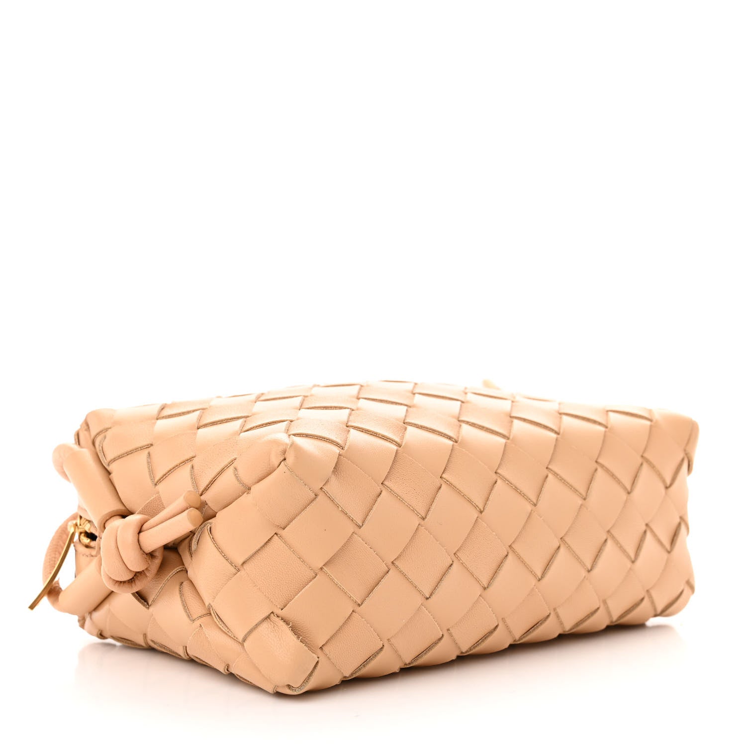 Bottega Veneta Nappa Intrecciato Mini Loop Camera Bag Almond 4 of 9
