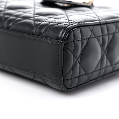 Christian Dior Lambskin Cannage Medium Lady D-Joy Black 8 of 10