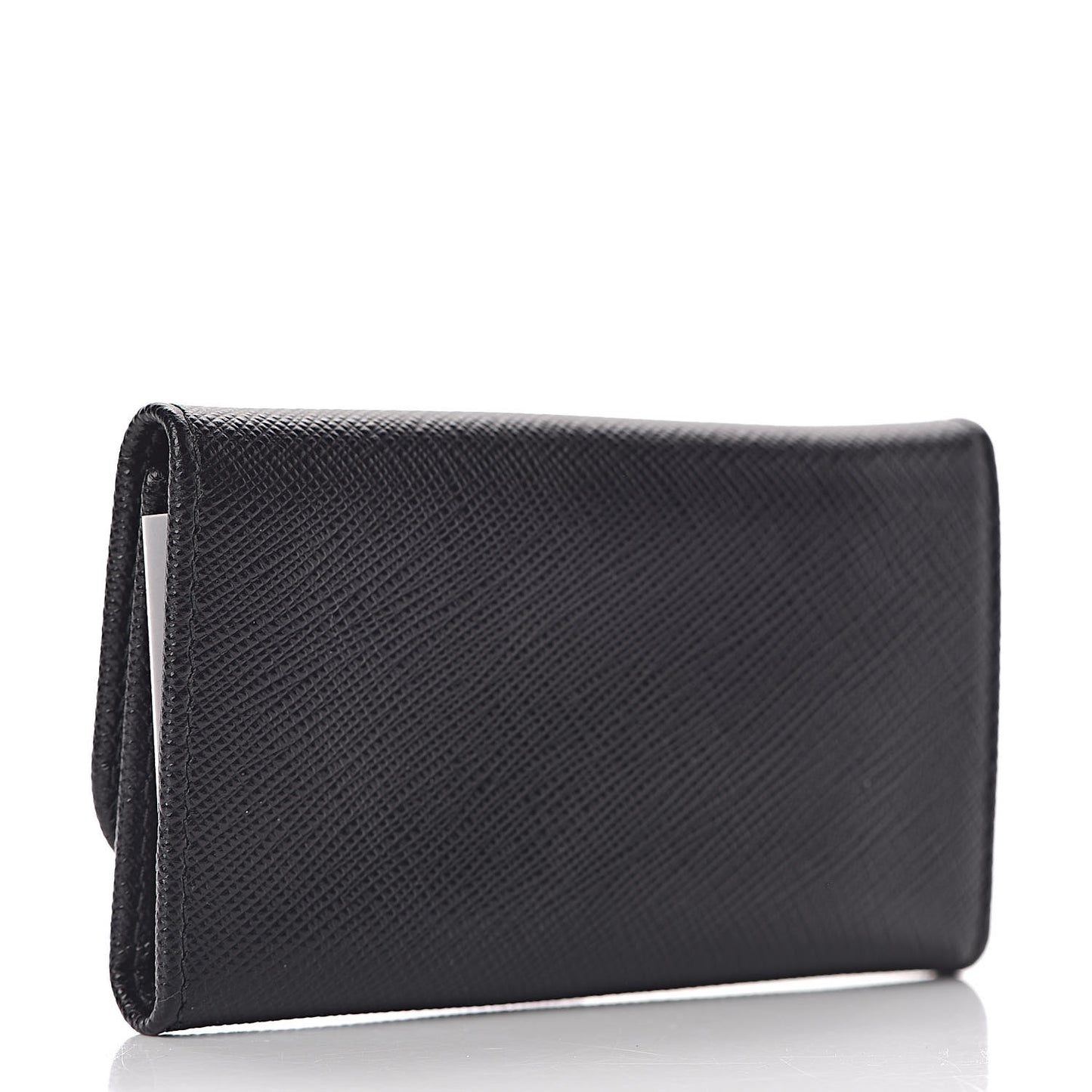 Saffiano Metal 6 Key Holder Black