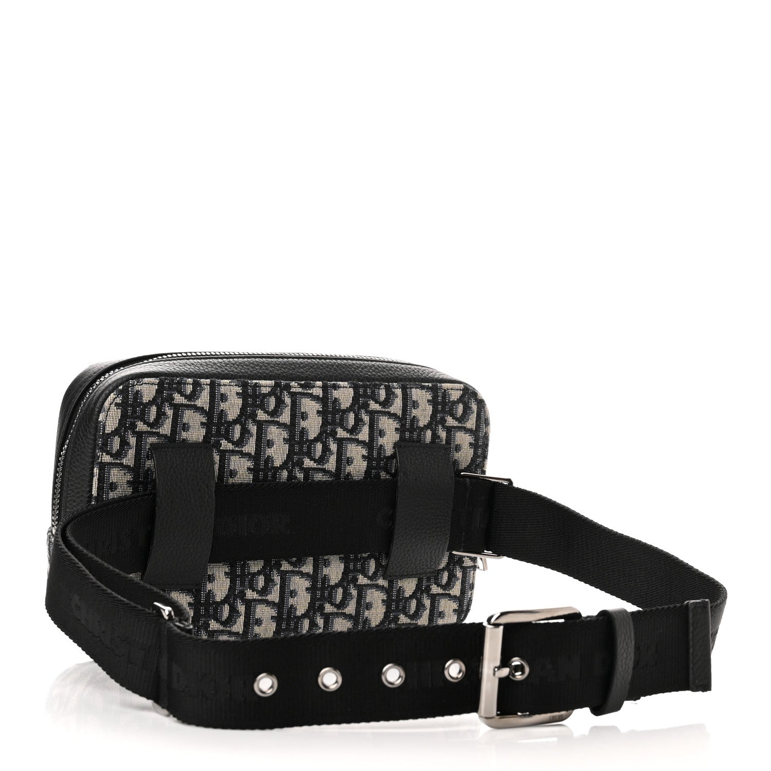 Christian Dior Oblique Safari Belt Bag Blue 2 of 9
