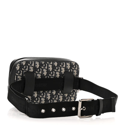 Christian Dior Oblique Safari Belt Bag Blue 2 of 9