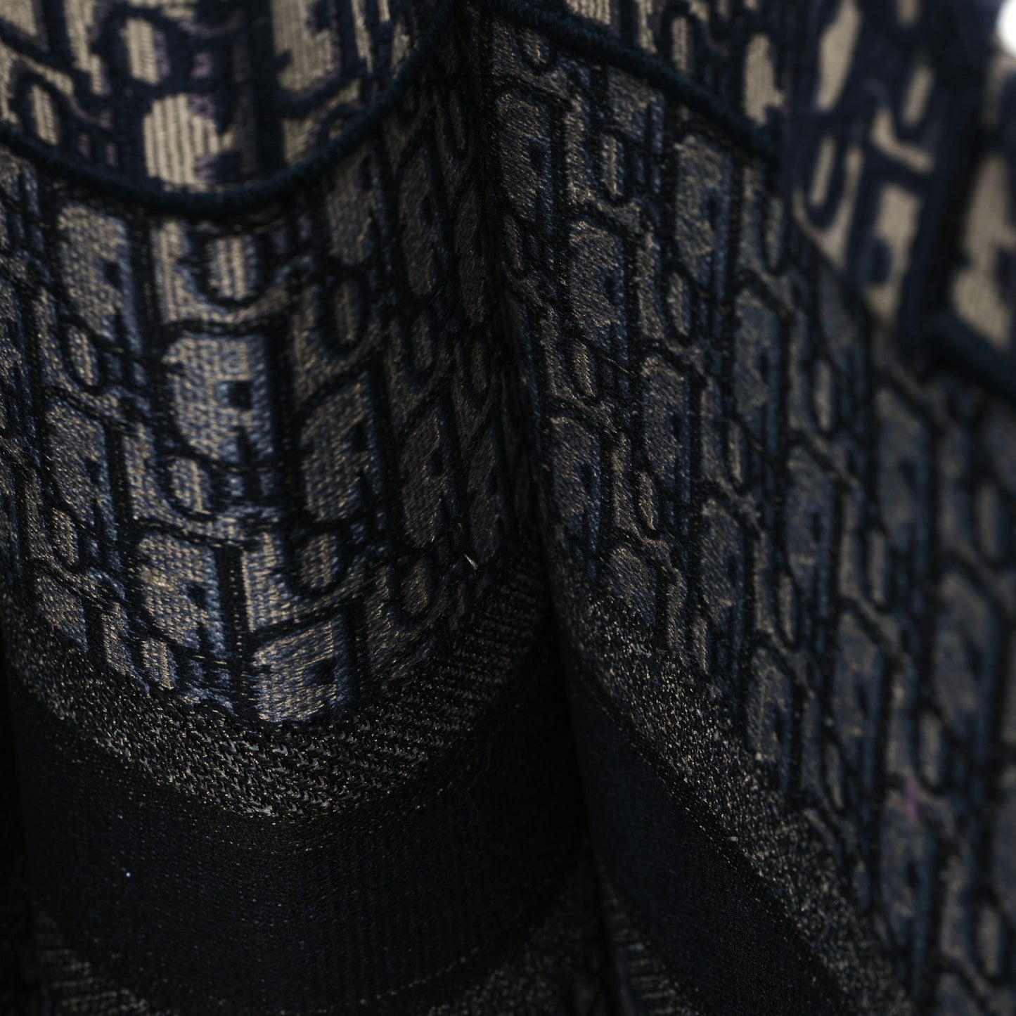 Oblique Large Book Tote Blue Multicolor