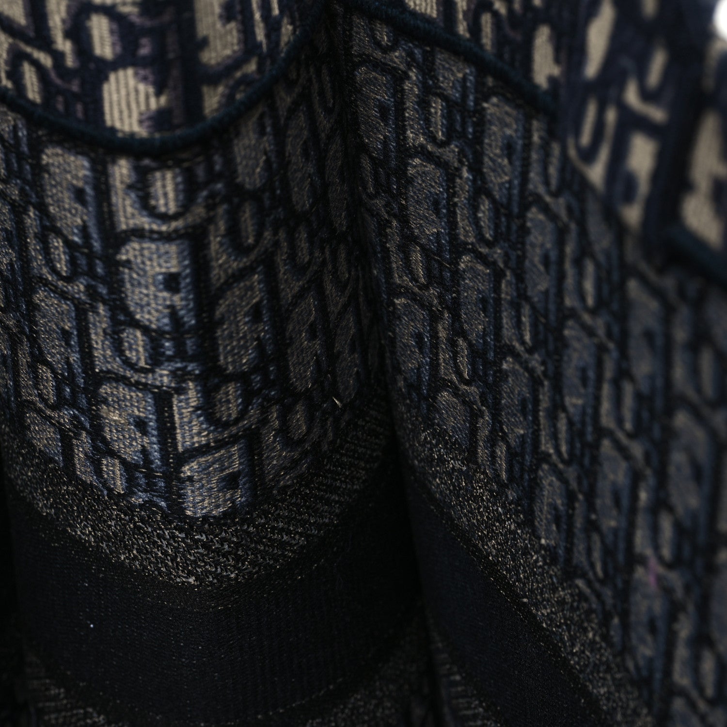 Christian Dior Oblique Large Book Tote Blue Multicolor 12 of 12