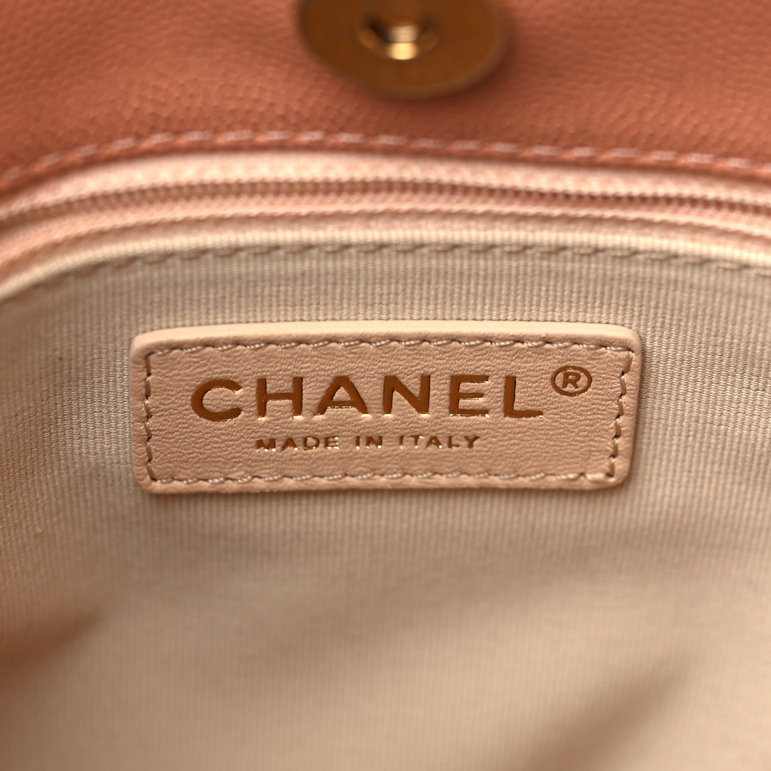 Chanel Caviar Quilted Wavy CC Hobo Beige 6 of 9