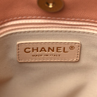 Chanel Caviar Quilted Wavy CC Hobo Beige 6 of 9