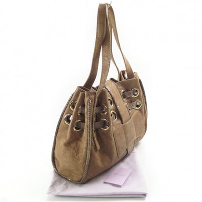 Jimmy Choo Leather Watersnake Riki Tote Bag Stone 3 of 9